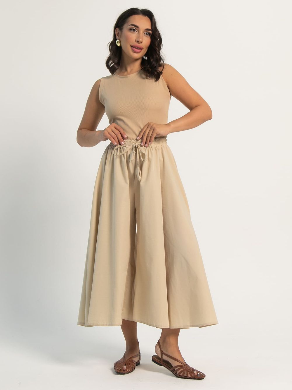 Брюки Эльче (бежевые) Б16077-39М LT Collection