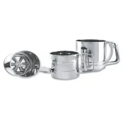 Сито 9,7 см h13 см кружка с механизмом нерж. мелкая сетка l 16 см P.L. Proff Cuisine