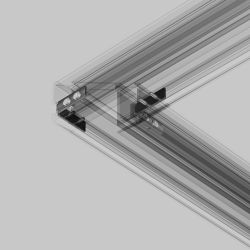 Угловой вертикальный соединитель для профиля Exility, 2 шт в упаковке Maytoni TRA034ICL-MP