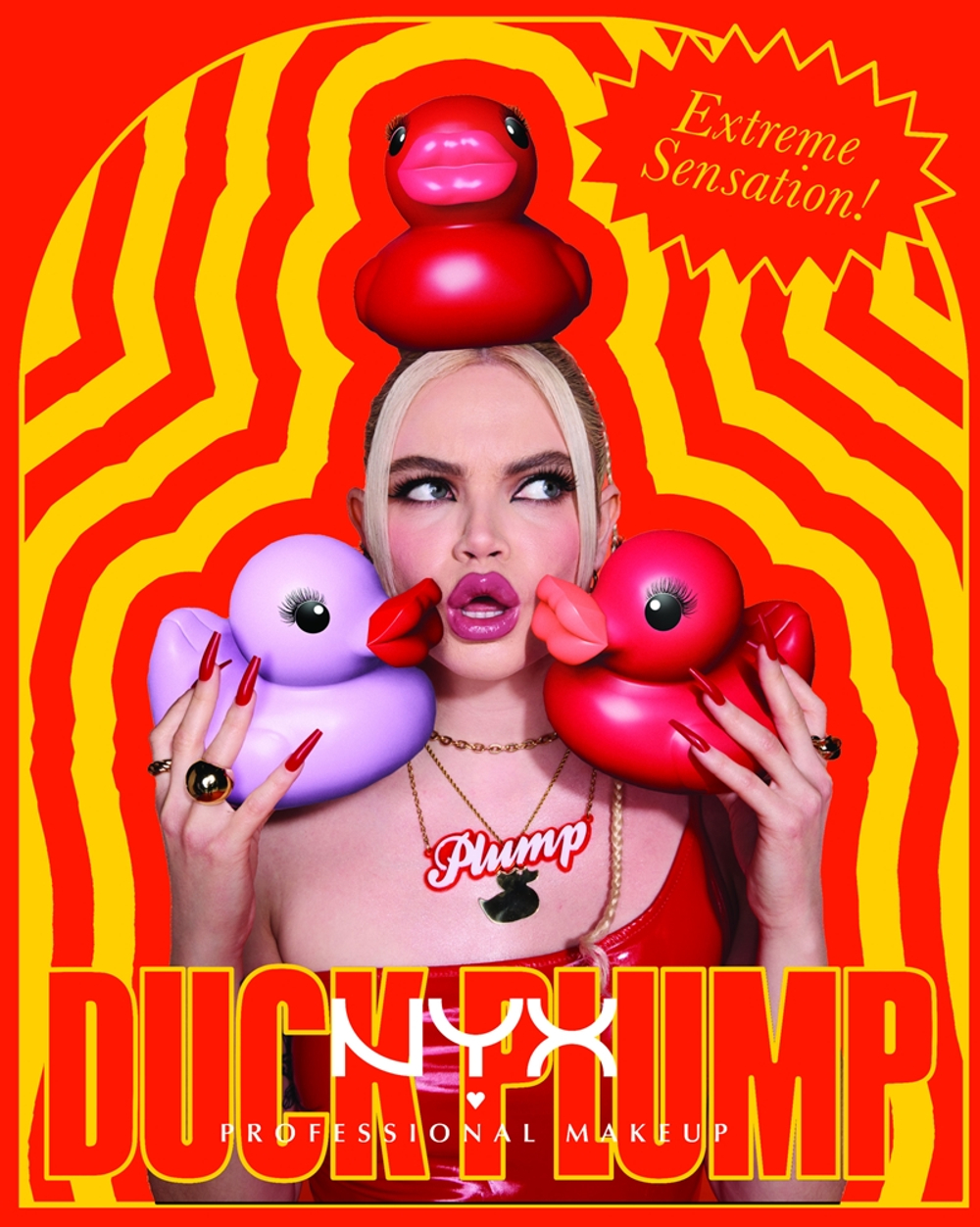 NYX Professional Makeup Duck Plump - Блеск для губ с эффектом увеличения оттенок 01 Clearly Spicy, 7 ml