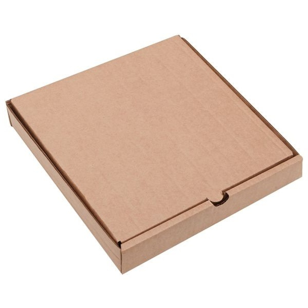 Коробка для пиццы 450х450х40 мм., (25 шт.), Бурая