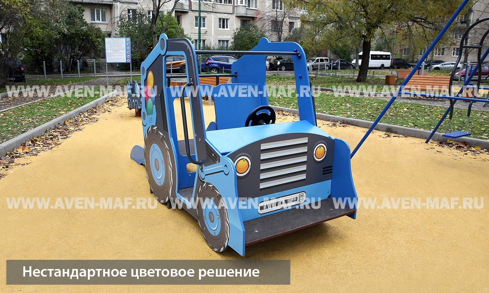 Игровой элемент для детской площадки Трактор