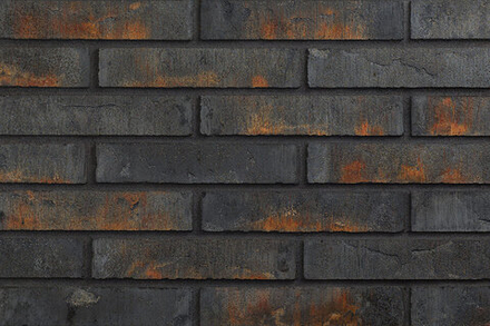 Облицовочная плитка Wandermode Armschwung Schwarzes Feuer AP090DF, 250х50 мм