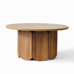 Стол журнальный круглый Монти из дуба