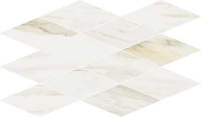 Мозаика Stellaris Carrara Ivory Mosaico Diamond 28x48