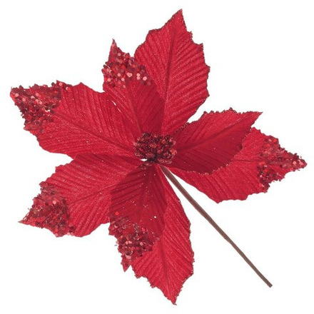 GAEM Цветок искусственный "Пуансеттия", L25 W25 H26 см