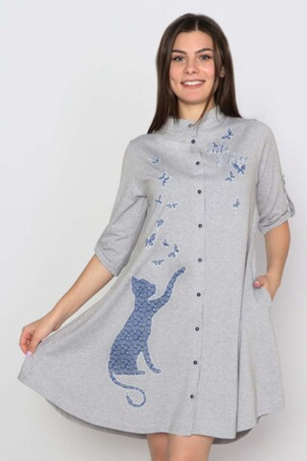 Халат "БАГИРА" модель Х 132 кулирка