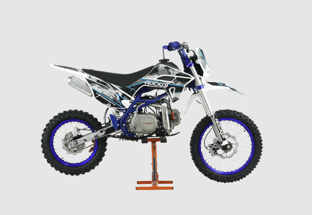 Питбайк ROCKOT HI-TECH 125 Comandante 2.0 (механ. сцепл., эл. стартер, 17/14)