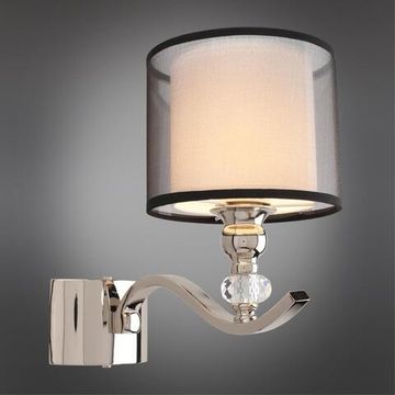 Бра APL.703.11.01 хром/черный Floret Aployt