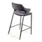 Полубарный стул Woddy серый бархат