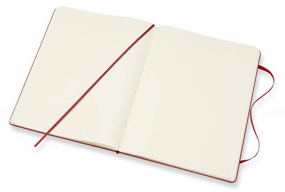 Блокнот Moleskine Classic (QP092F2) XLarge 190х250мм 192стр. нелинованный твердая обложка красный