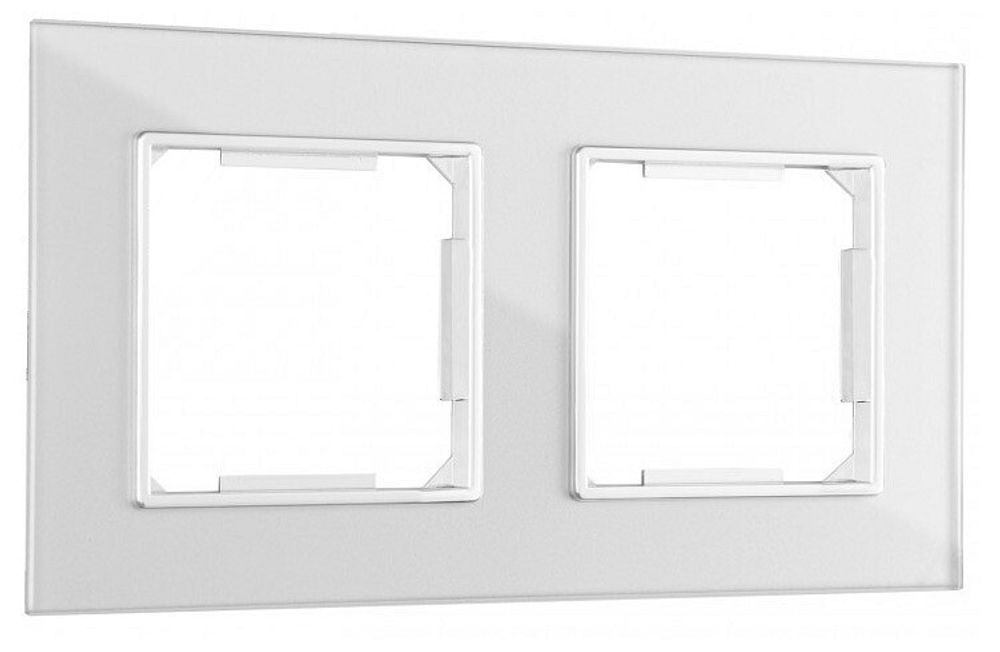 Рамка на 2 поста Arte Milano am-503.02 503.02-2.silver