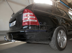 Фаркоп оцинкованный Galia M097A для Mercedes C-Class w203 седан / s203 универсал 2000-2007, Mercedes CLK 2002-2009(паспорт и сертификат в комплекте)(без электрики)