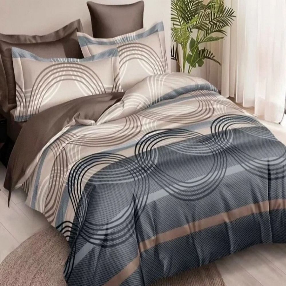 Комплект постельного белья "П37. 6631", поплин, 100% хлопок, Россия.