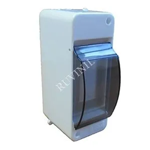 Щиток на 2 модуля ОП 130х51х83мм IP40 с вертикальной дверцей