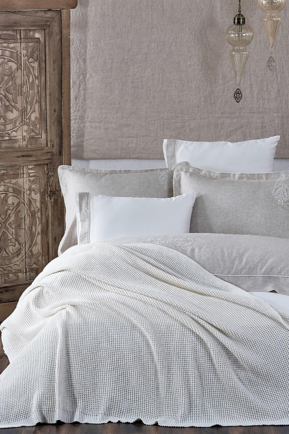 Вязанный плед из органического хлопка Ecocotton
