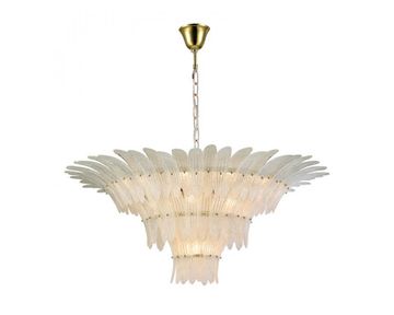 Подвесная люстра 21*E14 8821/C gold white золото Victoria Newport