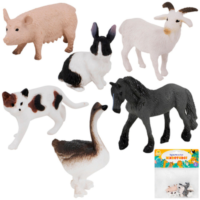 Набор животных Levatoys MK2205-11A Домашние в пак.
