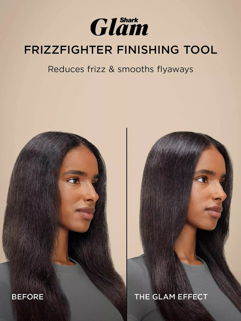 Набор для укладки и сушки волос 5 в 1 Shark Glam Ceramic & Air Styling and Drying System with FrizzFighter - Gold