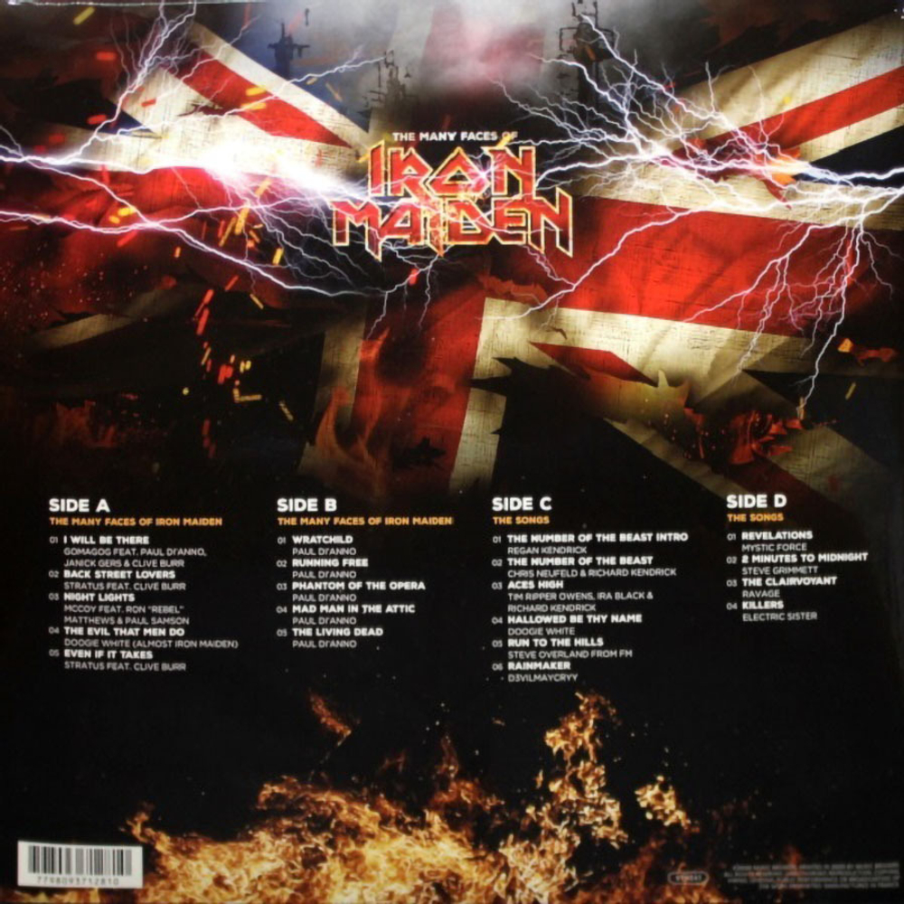 Сборник / The Many Faces Of Iron Maiden  – A Journey Through The Inner World Of Iron Maiden (Coloured Vinyl)(2LP)