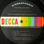 Bert Kaempfert & His Orchestra ‎– The World We Knew (Канада 1967г.)