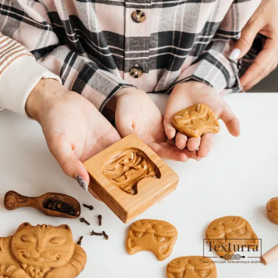 Пряничная форма Котик Тишка