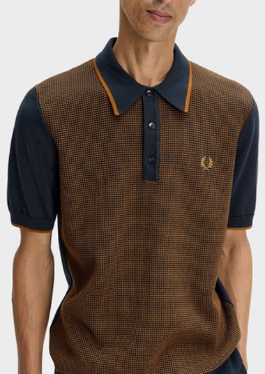 Джемпер-поло FRED PERRY Tonic Waffle Knitted Shirt