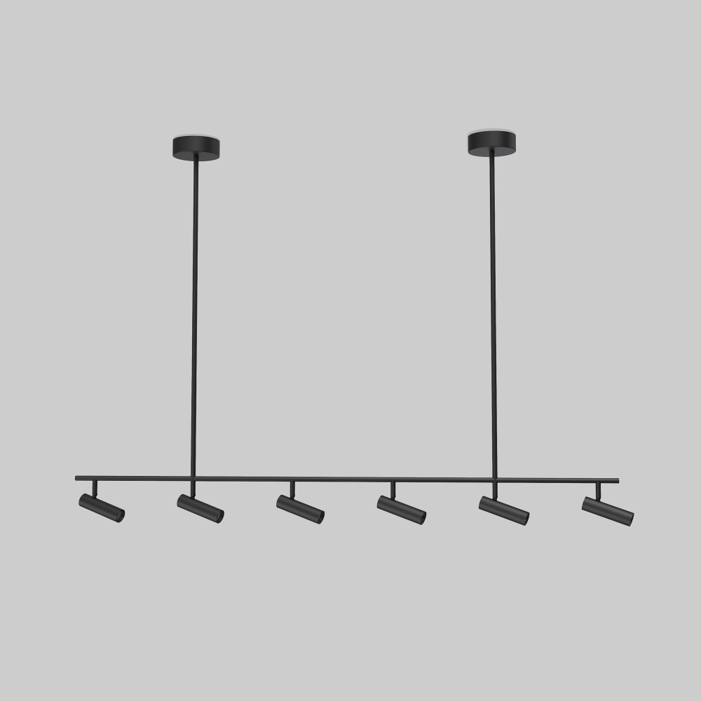 Подвесной светодиодный светильник Eurosvet Barre 20252/6 LED черный