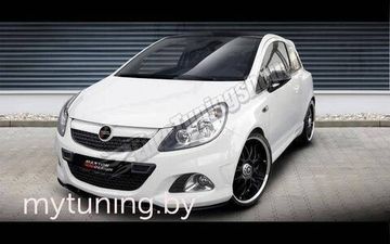 Диффузор переднего бампера OPC Opel Corsa D