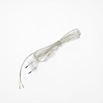 6001 Шнур с Выкл. Прозр 2м.