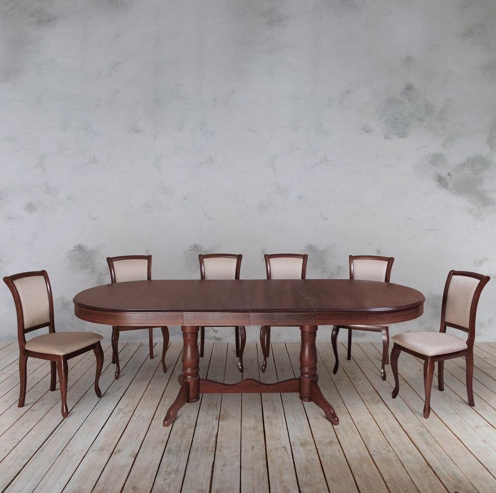 Стол обеденный Нарцисс (дуб/тон 39) 130х80 (175)