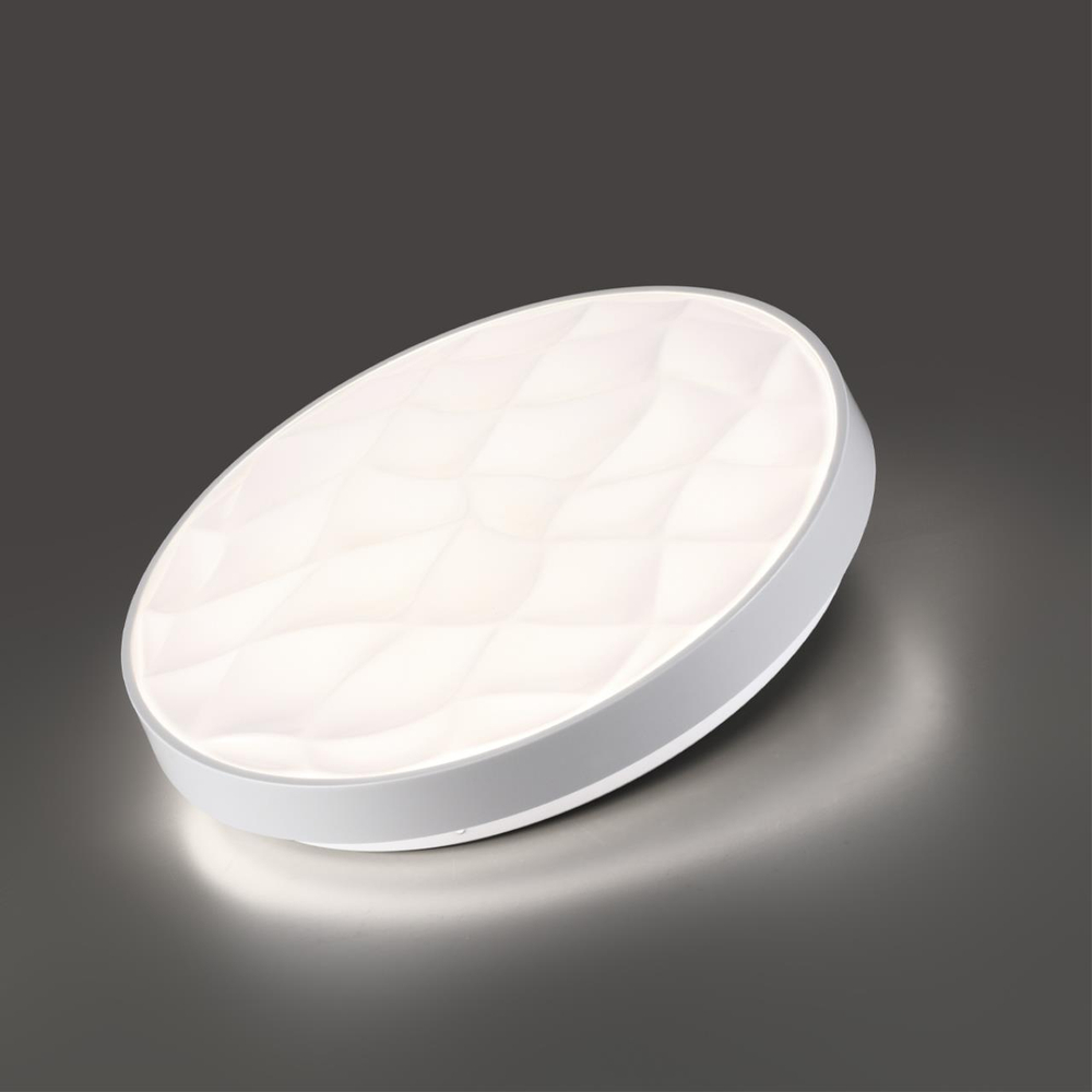 7672/DL PALE SN 000 Светильник пластик/белый LED 48Вт 4000К D380 IP43 GITUM
