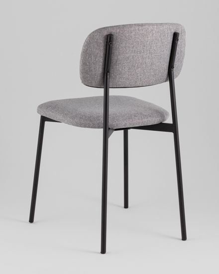 Стул Майло рогожка серый