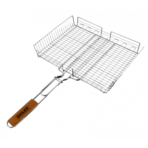 Решетка-гриль глубокая с хромированным покрытием 31x24 см, DIOLEX