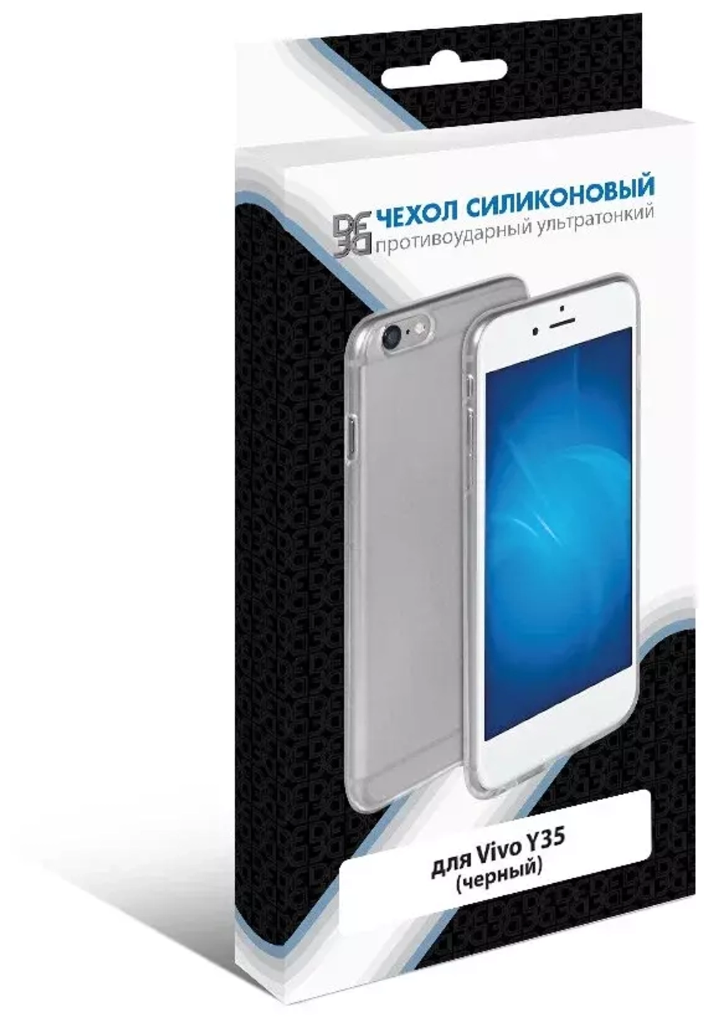 Силиконовый чехол для Vivo Y35 DF (black)