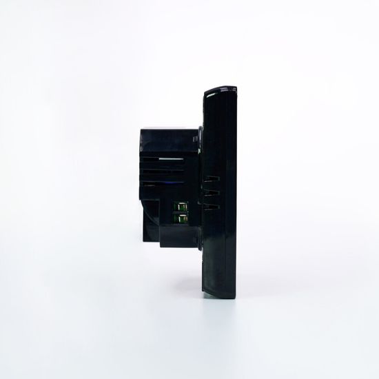 Термостат программируемый ArtGallery 16А с Wi-Fi для электрич. теплого пола моноблочный черн. SE GAL001038