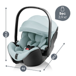 Коляска 3 в 1 Britax Roemer Smile 5Z LUX и автокресло Baby-Safe PRO Style Harbor Blue Urban Olive