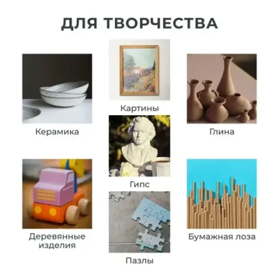 Лак акриловый матовый для мебели творчества и картин