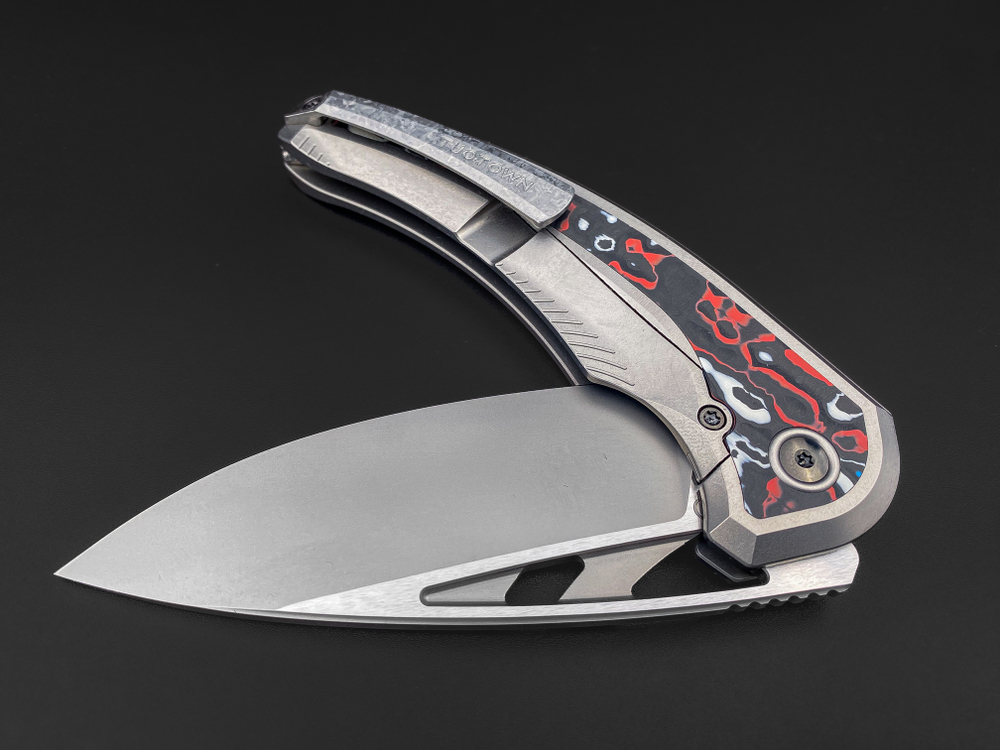 Складной нож Whale M390 Nebula carbon