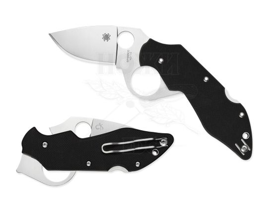 Складной нож Spyderco Introvert C206GP c клинком из стали VG-10, рукоять G10