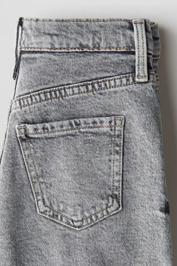 H&M Джинсы Wide Leg, светло-серый