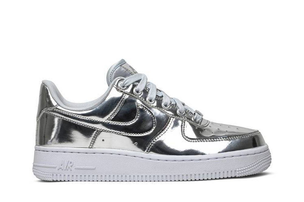 Кроссовки Nike Air Force 1 Low Liquid Metal (Женская размерная сетка)
