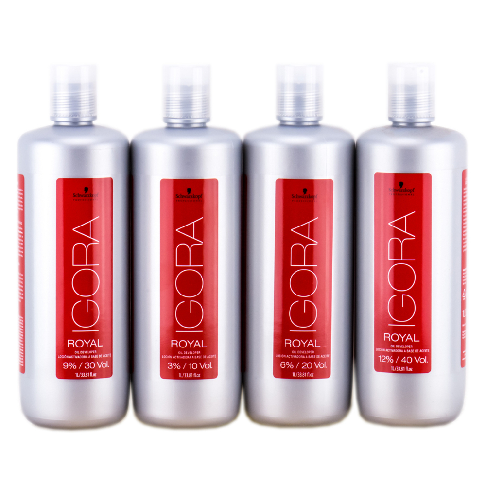 Лосьон-окислитель на масляной основе 3% Igora Royal Oil Developer, Schwarzkopf,  1000 мл