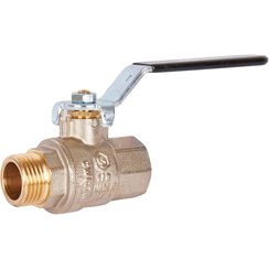 Кран шаровый STOUT Н-В 1/2" рычаг полнопроходной 26333