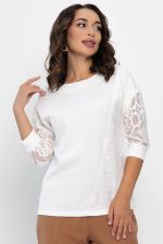 Джемпер Вирджиния НЬЮ (молочный) Б14116-48М LT Collection