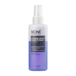 Двухфазный спрей-кондиционер для обесцвеченных волос Mone Professional 2-PHASE SPRAY CONDITIONER FOR BLOND HAIR, 150 мл