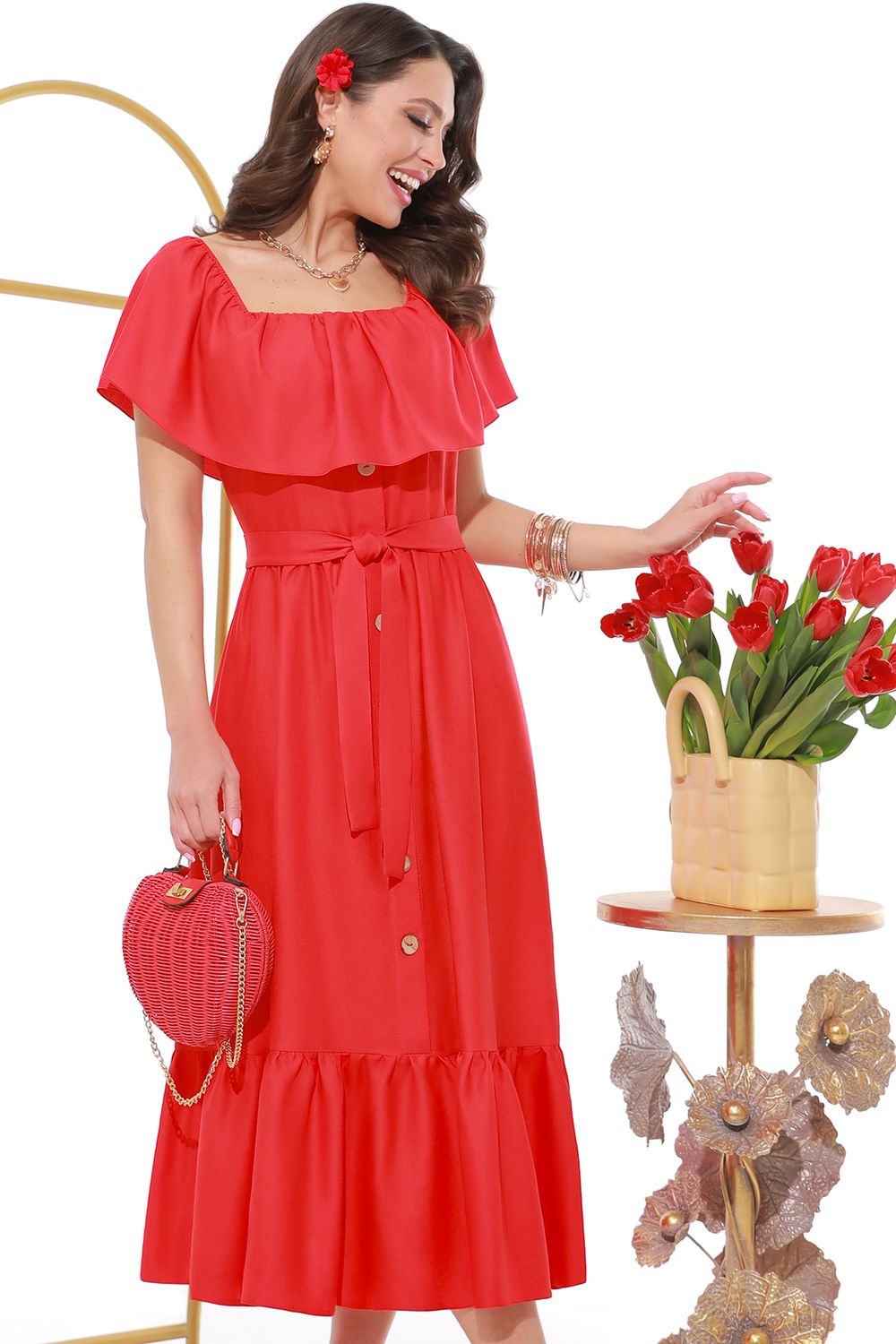 Платье Волшебство всегда рядом, рэд DStrend (Акция)