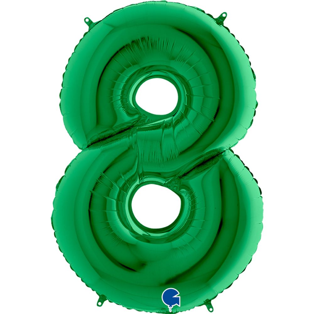 Цифра 8 зеленый (БГ-60)
