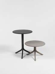 Регулируемый пластиковый стол Spritz Ø60 см, тортора