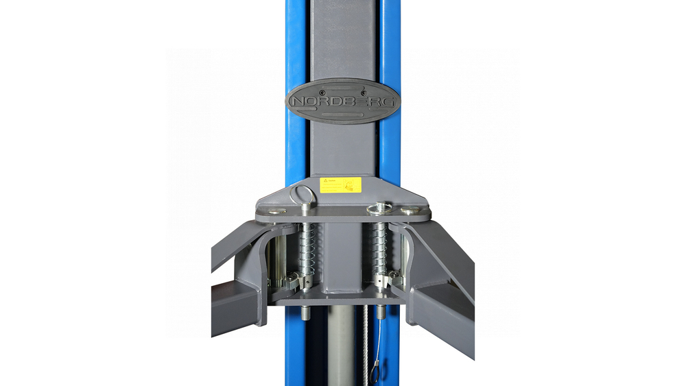 NORDBERG (N4120H1-4B_220) Подъемник 220V 2х стоечный 4т с верхней синхронизацией, H=4,0 м (синий)